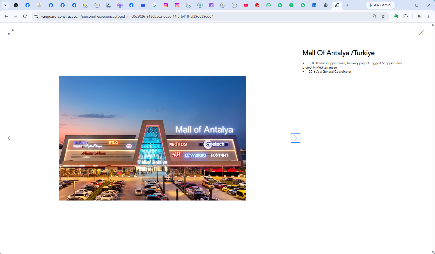 Mall of Antalya — background reference informing TERRAVO's approach to rooftop terraces and elevated paver deck environments.