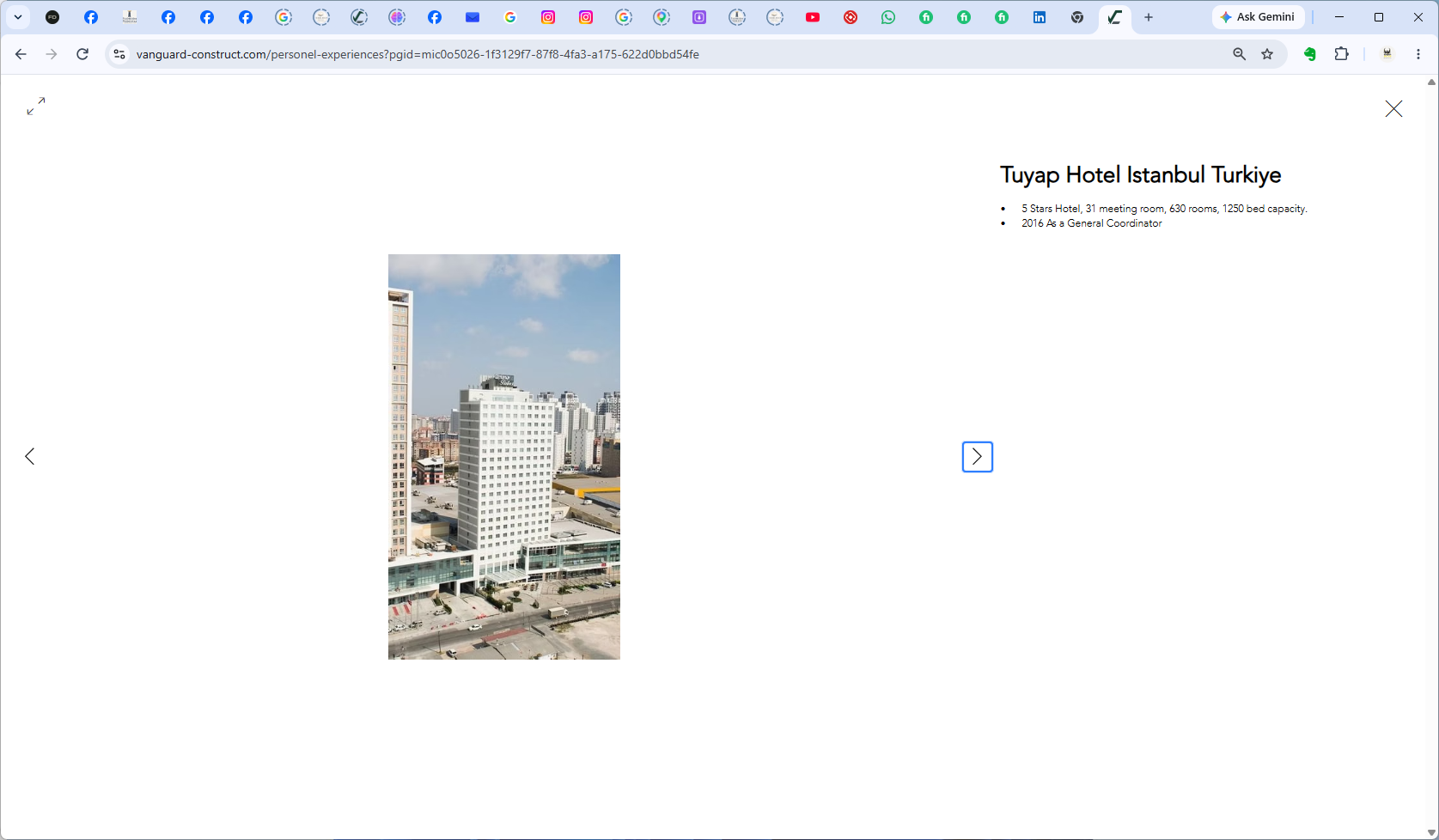 Tüyap Hotel, Istanbul — background reference informing TERRAVO's approach to rooftop terraces and elevated paver deck environments.