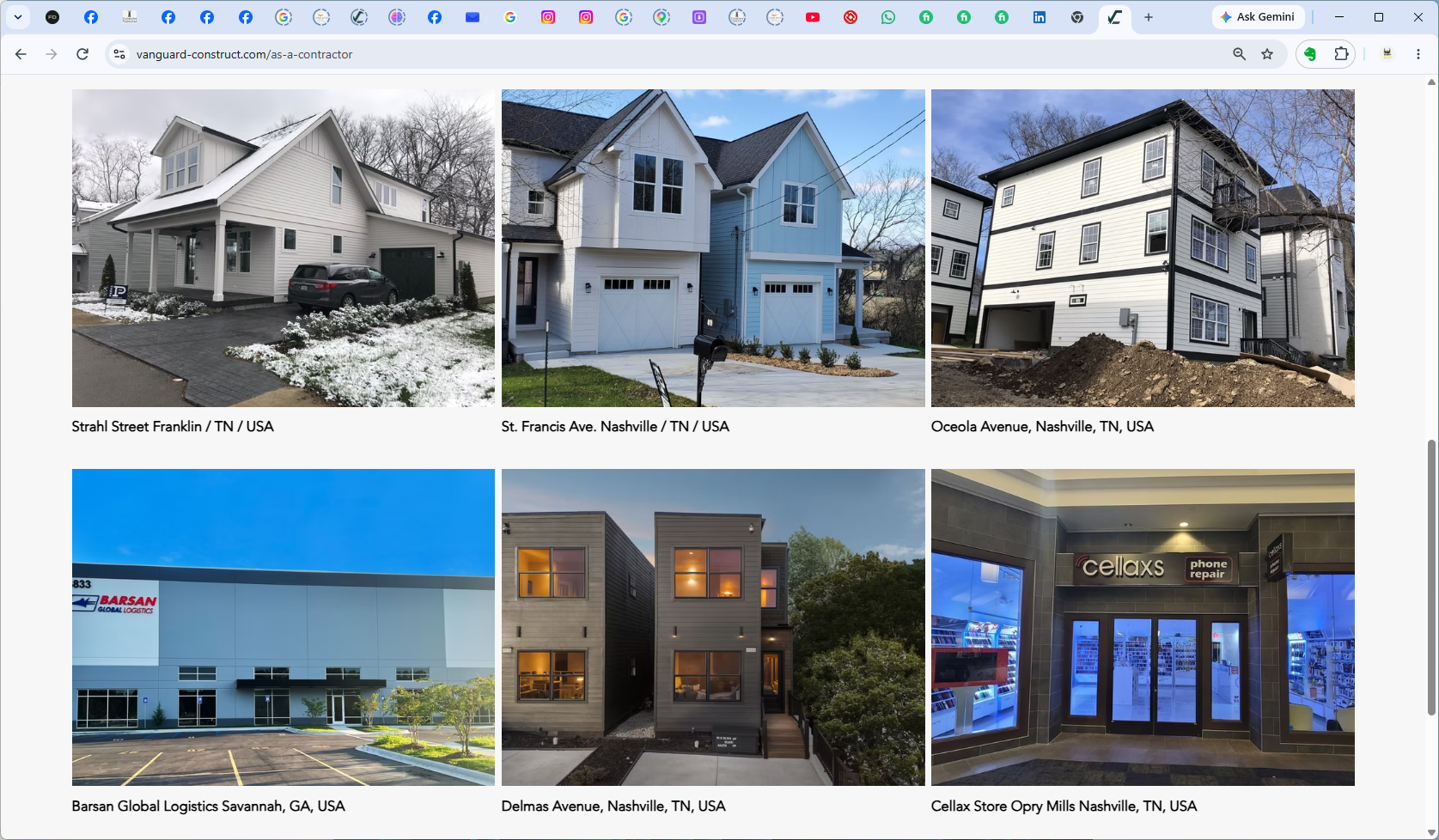 Tennessee & Georgia residential/commercial reference — background reference informing TERRAVO's approach to rooftop terraces and elevated paver deck environments.
